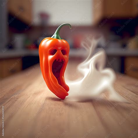 ghost pepper Stock Illustration | Adobe Stock