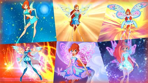 Winx Club - Bloom All Full Transformations up to Tynix! HD! - YouTube ...