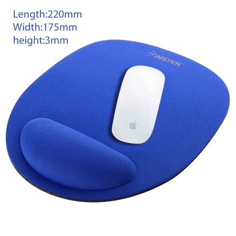 Insten Wrist Comfort Mouse Pad with Wrist Rest for Optical / Trackball Mouse, Blue - Walmart.com ...