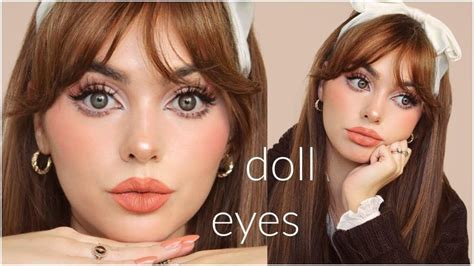 Wearable DOLL / ANIME EYES Tutorial for Fall👀🍂🧡 in 2024 | Big eyes makeup, Anime eye makeup ...