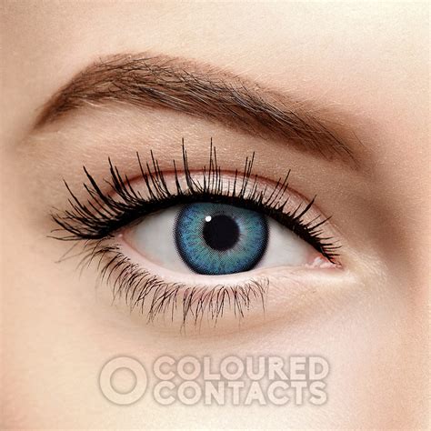 Sapphire Blue Coloured Contact Lenses | Daily Natural Coloured Contacts