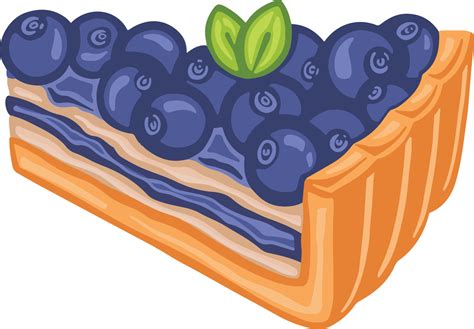 Blueberry Pie Vector Art, Icons, and Graphics for Free Download