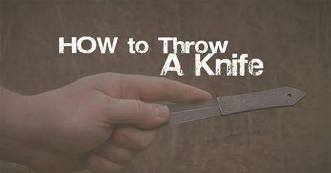 How to Throw a Knife - KnifeUp