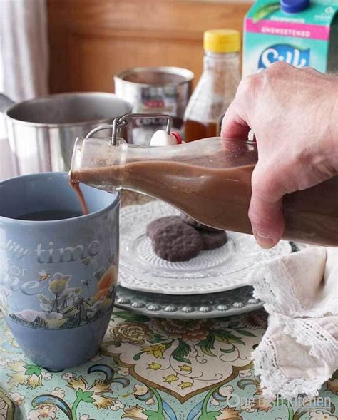 Chocolate Coffee Creamer Recipe | Small Batch | One Dish Kitchen