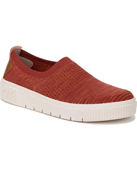 Ryka Vista Slip On Slip-ons in Red | Lyst