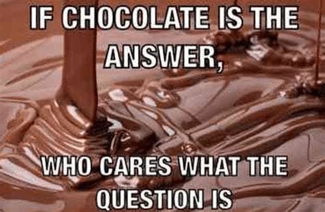 30 Sweet and Funny Chocolate Memes - SayingImages.com