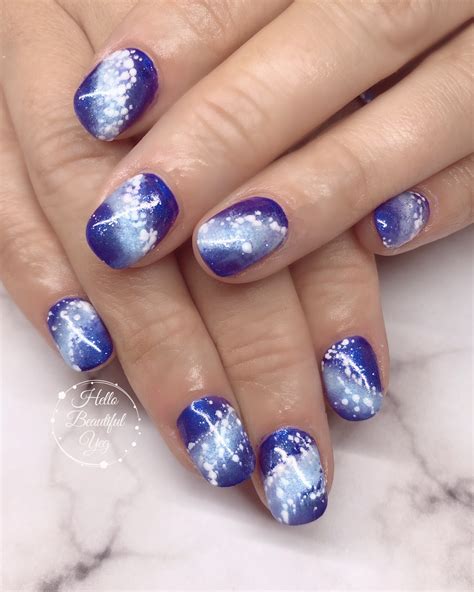 Galaxy nails | Galaxy nails, Nails, Gel nail colors