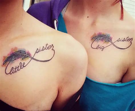 40 Inseparable Sisters Infinity Tattoo You'll Love to See