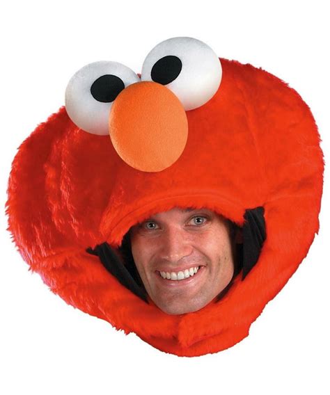 Adult Sesame Street Elmo Headpiece Costume Accessory Men Costumes | lupon.gov.ph