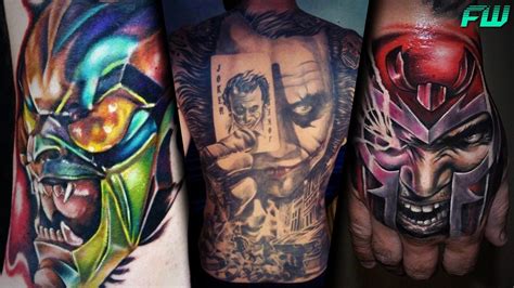 10 Of The Most Badass Supervillain Tattoos Of All Time