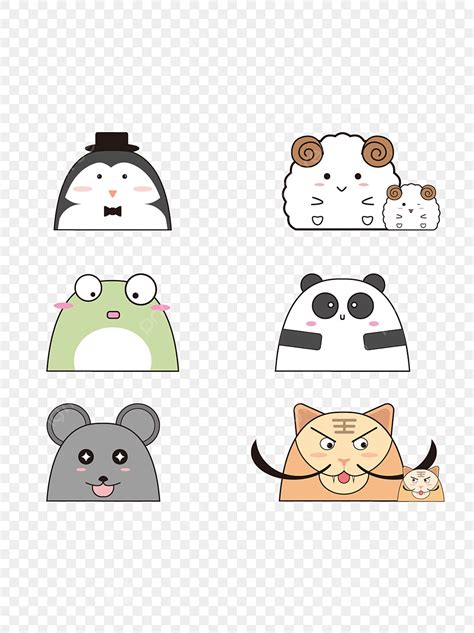 Simple Avatar Vector Hd Images, Simple Cute Animal Avatar, Simple, Lovely, Animal PNG Image For ...