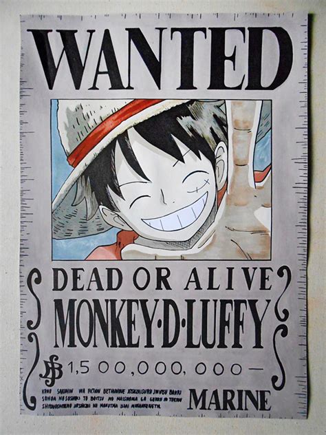 Romanziere Competere Disegnare luffy first wanted poster ideologia oblungo Offesa