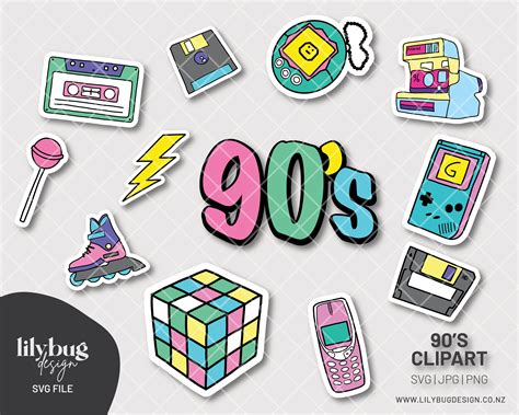 90's Clip Art Tech Casette Retro SVG PNG JPEG With Print - Etsy UK