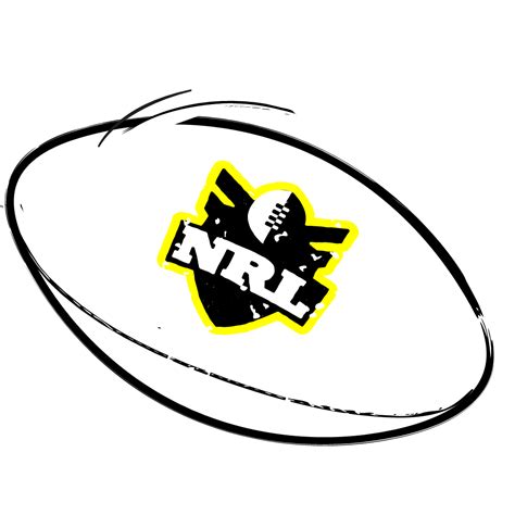 Nrl Football Svg