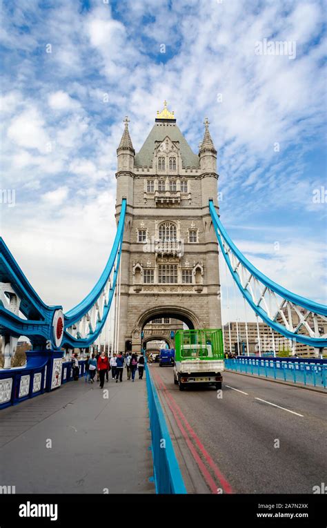 Tower Bridge, iconic landmark in London, UK Stock Photo - Alamy