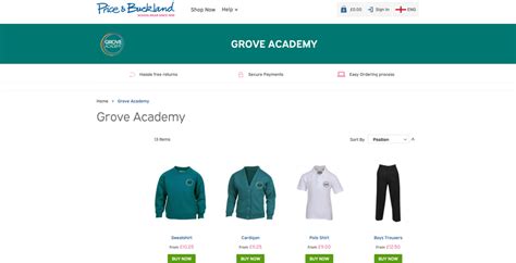 Uniform - Grove Academy