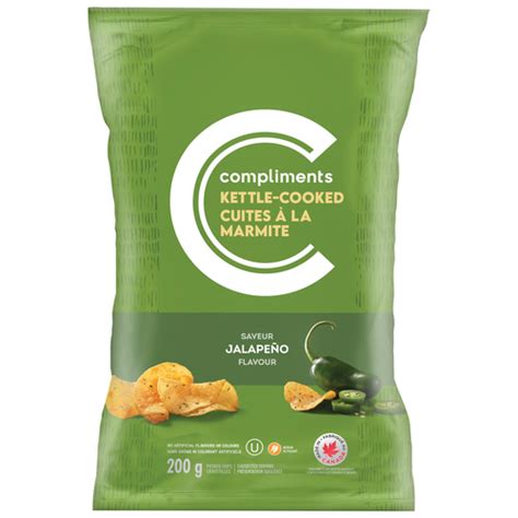 Kettle Jalapeño Potato Chips 200 g | Compliments.ca