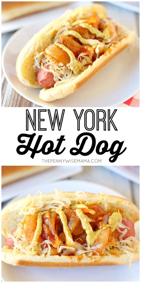 New York Hot Dog Recipe + Bar-S Bracket Challenge Sweepstakes - The PennyWiseMama