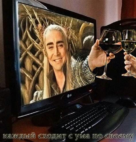 Well done altered photo of Lee Pace as Thranduil (behind the scenes of 'The Desolation of Smaug ...