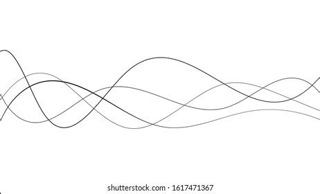 Abstract curved lines art Royalty Free Stock SVG Vector