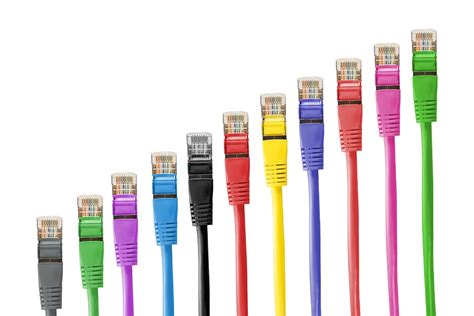 1920x1080px | free download | HD wallpaper: Colorful Ethernet Cable ...