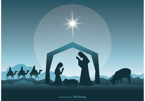 Nativity Scene Illustration 85953 Vector Art at Vecteezy