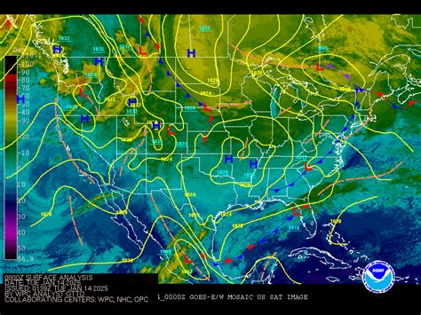 Weather Map With Isobars