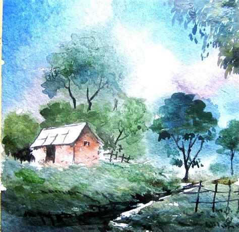 Watercolor Landscape Paintings For Beginners at PaintingValley.com ...