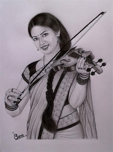 Violin Pencil Drawing Images The best selection of royalty free violin ...