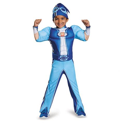 Disguise Sportacus Toddler Muscle Lazy Town Cartoon Network Costume ...