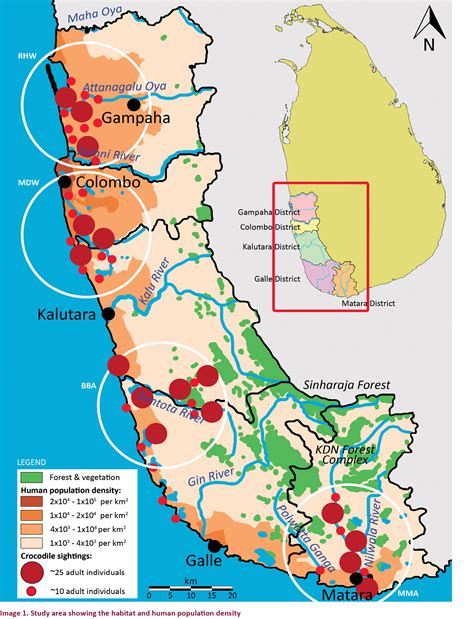 Saltwater Crocodile Habitat Map