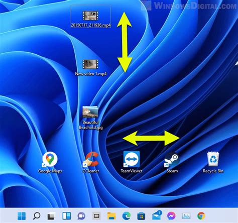 How to Change Desktop Icon Spacing in Windows 11