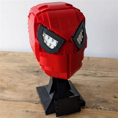 LEGO MOC Lego Spider-Man Mask by glenn_tanner55 | Rebrickable - Build with LEGO