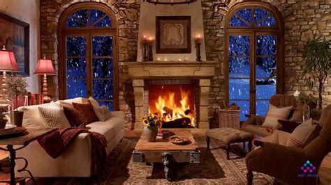 Best Christmas Oldies 🎅 Classic Christmas Music with a fireplace and beautiful background ...