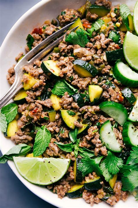 Beef Larb (in 30 minutes!) - Chelsea's Messy Apron