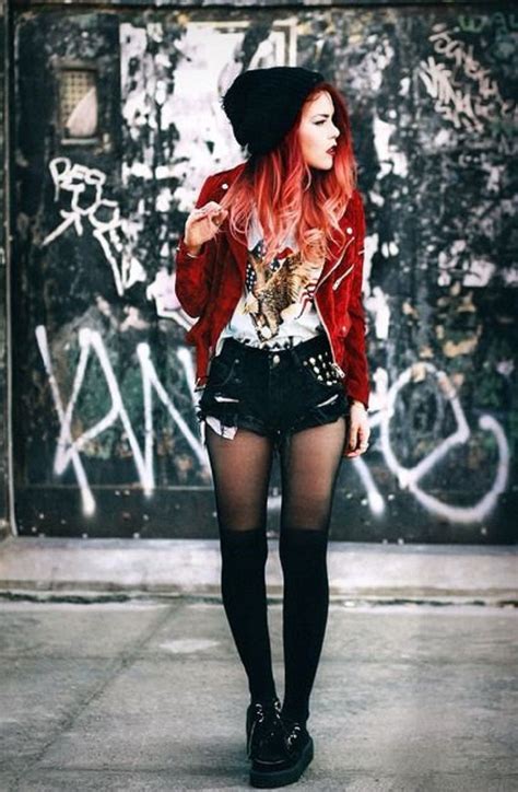 8 Awesome Rocker Styles For Teenage Girl Ideas | Grunge fashion ...