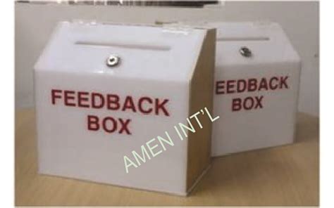 Feedback Box Singapore | Amen International Pte Ltd