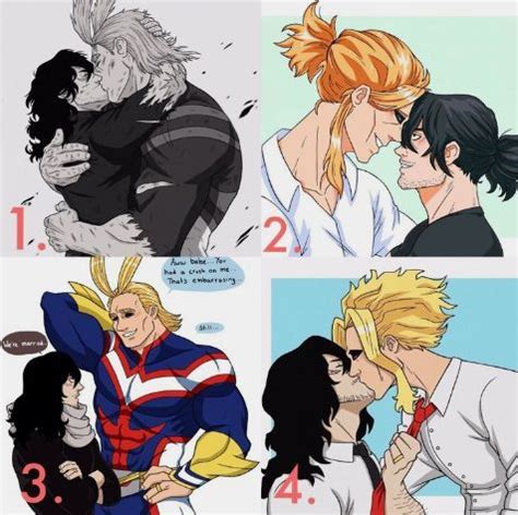 Imágenes de Aizawa x All Might de BNHA Boku No Hero Academica # ...