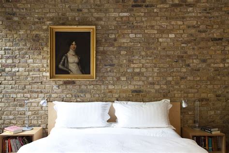 Love the brick wall for a bedroom | Brick interior wall, Brick wall bedroom, Faux brick panels