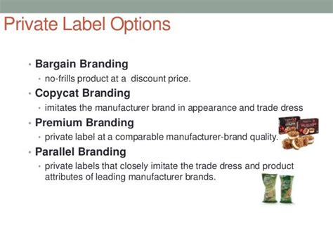 ️ Manufacturer brand and private brand examples. Understanding the Value of Private Label Store ...