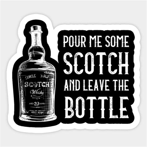 WHISKEY QUOTES - Whiskey Quotes - Sticker | TeePublic