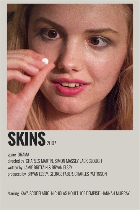 Skins Poster | Movie posters minimalist, Film posters vintage, Iconic movie posters