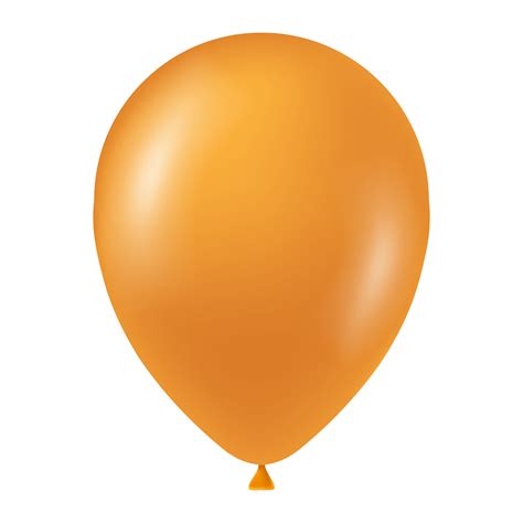 Orange balloon illustration for carnival isolated on white background ...