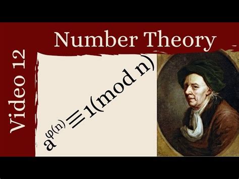 Free Video: Euler's Theorem - Number Theory from Michael Penn | Class Central