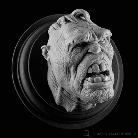 Tomek Radziewicz Official Site | Sculptor - Giant Monster Head 001