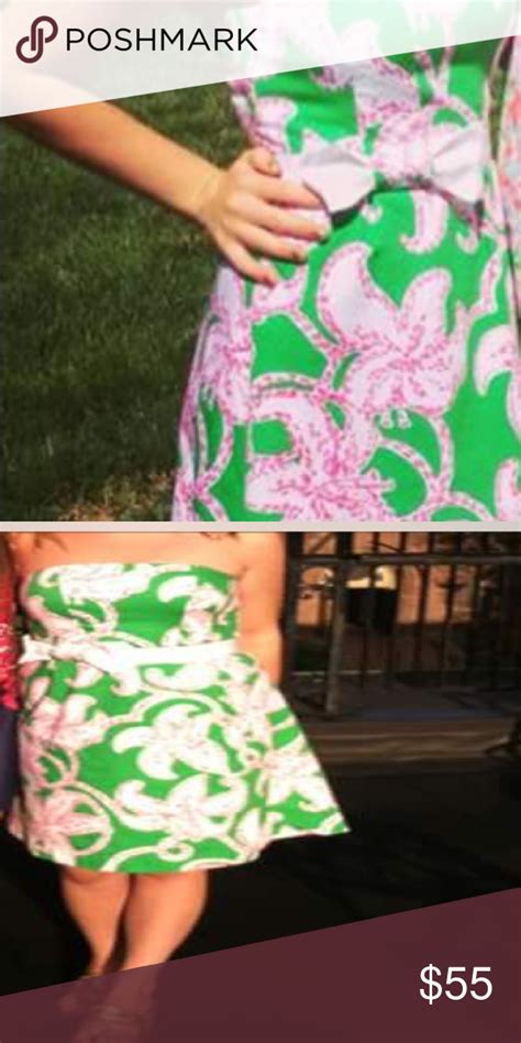 Lilly Pulitzer Pink & Green Dress | Pink and green dress, Pink and ...