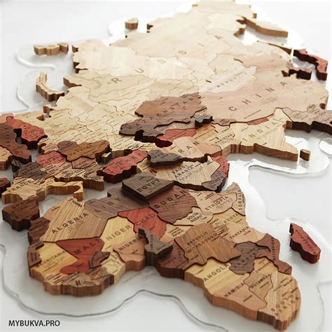 Wooden World Map. | Kids wooden toys, Wood world map, Wooden map