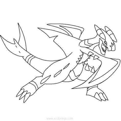 printable coloring pages garchomp pokemon ready for download