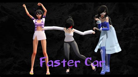 [MMD] {Aphmau} Faster Car - YouTube Music