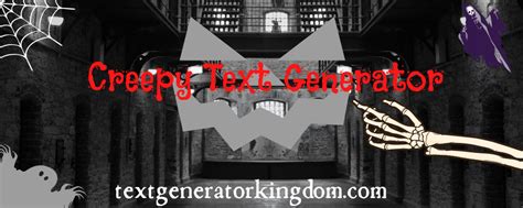 Creepy Scary Text Generator (Copy and Paste)